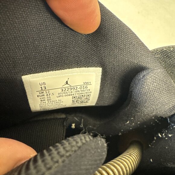 Nike Air Jordan 11 Space Jam Black Concord Mens Sz 13 322992-016 2019 - Picture 8 of 9